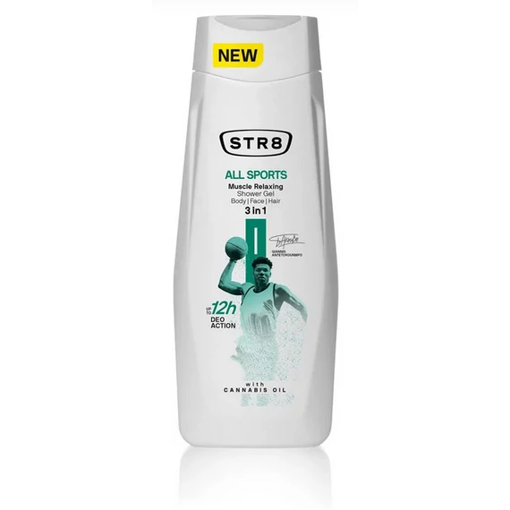 STR8 TUS 400ML ALL SPORTS WITH CANNABIS OIL
