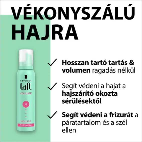 Taft Volume hajhab vékonyszálú hajra 200 ml