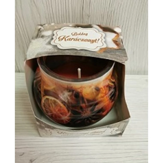 ILLATMÉCSES POHARAS 70GR BOLDOG KARÁCSONYT 1