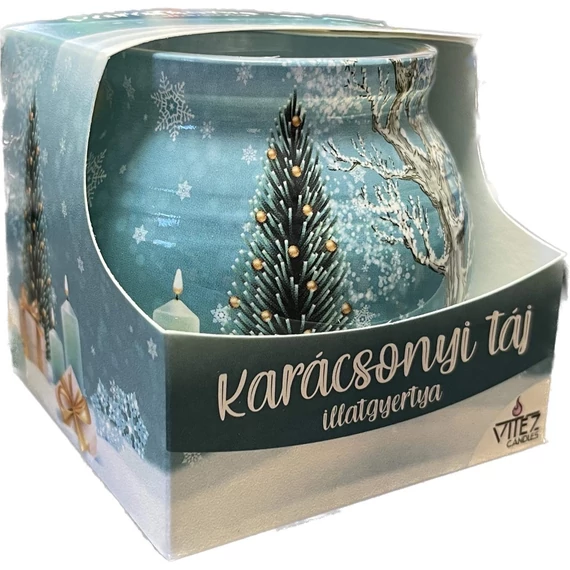 ILLATMÉCSES POHARAS 70GR KARÁCSONYI TÁJ 2