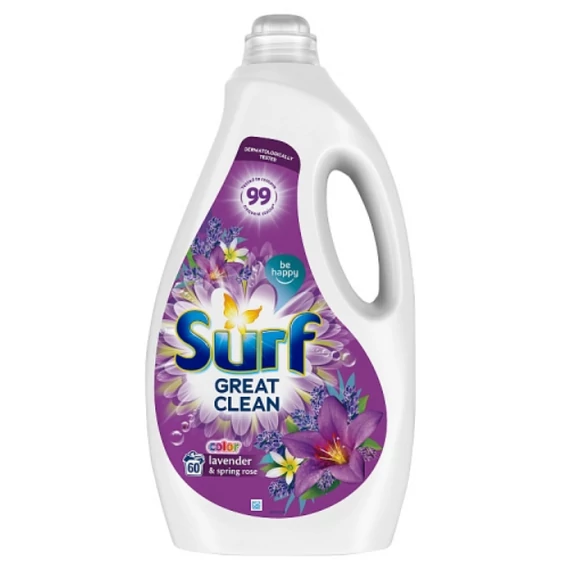 SURF Lavender & Spring Rose mosógél 60 mosás 3 l