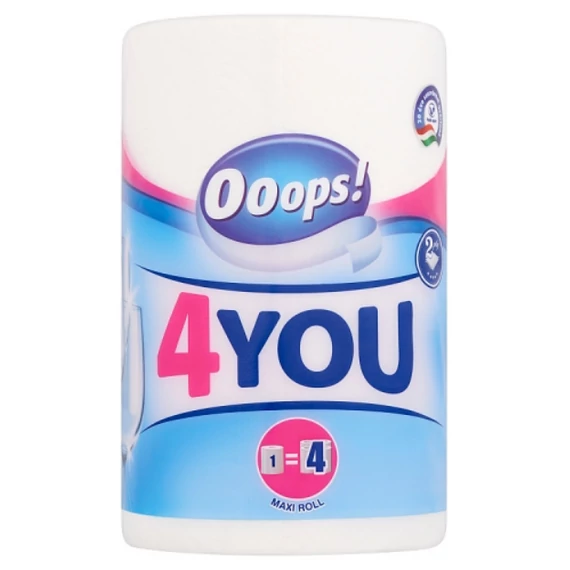 Ooops! 4You Háztartási papírtörlő 2 rétegű 1 tekercs