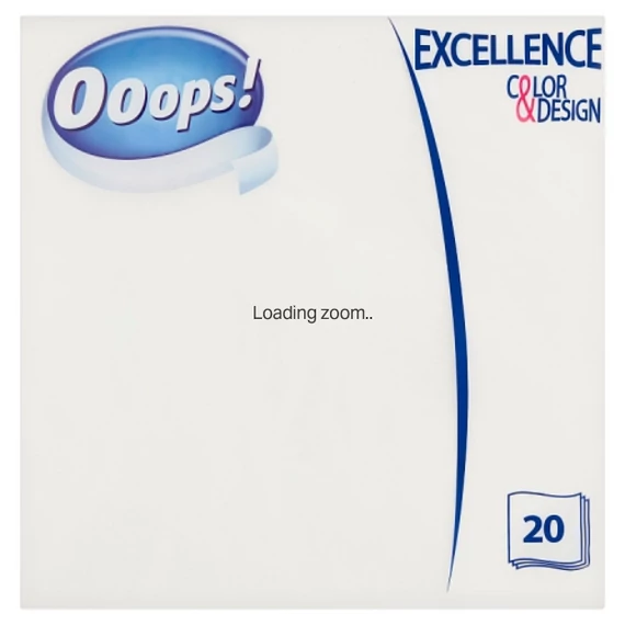 Ooops! Excellence Color & Design szalvéta 3 rétegű 20 db SZÍNES 33 x 33 cm