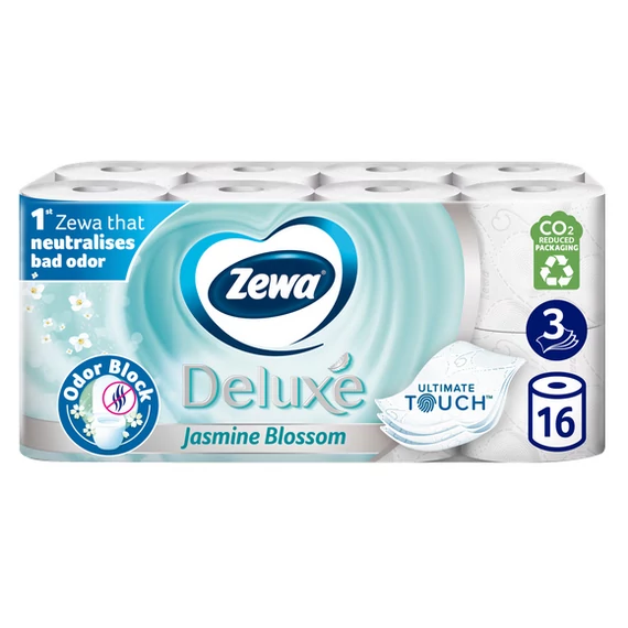 Zewa Deluxe 3 rétegű toalettpapír 16 tekercs Jasmine Blossom