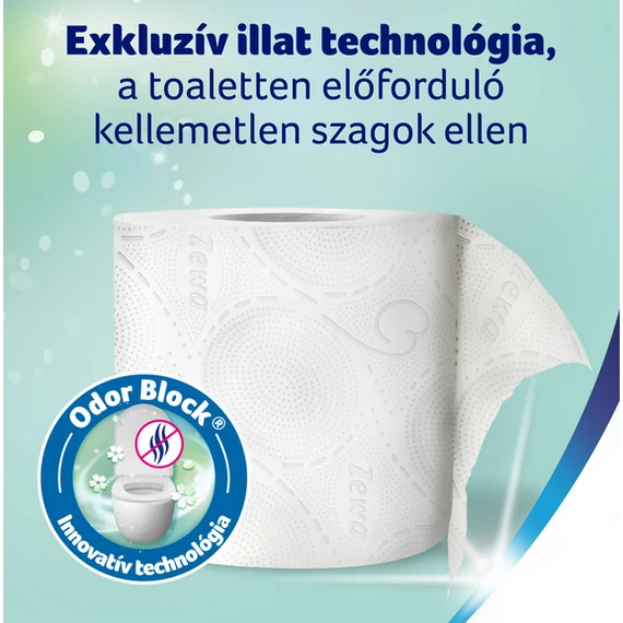 Zewa Deluxe 3 rétegű toalettpapír 16 tekercs Jasmine Blossom