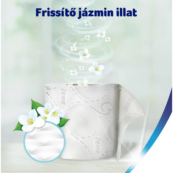 Zewa Deluxe 3 rétegű toalettpapír 16 tekercs Jasmine Blossom