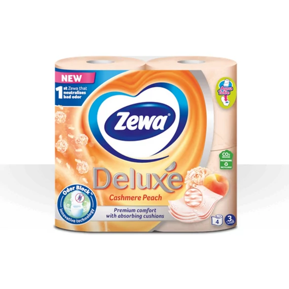 ZEWA DELUXE EÜ. PAPÍR  4 TEKERCS 3 RÉTEG CASHMERE PEACH