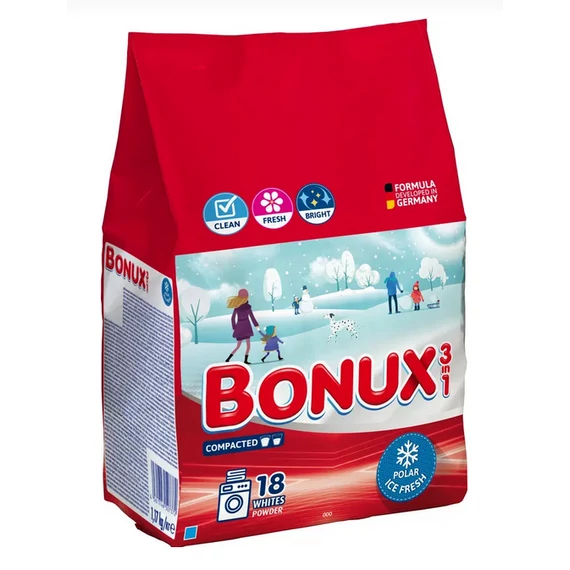 BONUX 1,17KG /18WL/ 3IN1 WHITE ICE FRESH